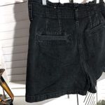 American Eagle High Waist Denim Shorts Black Women's Size 12 Photo 4