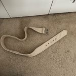 ZARA  cream faux leather moto jacket Photo 7