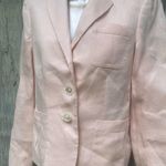 Ralph Lauren Size 2//Vintage  Light Pink 100% Linen Blazer Photo 5