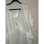 ASOS White Lace Cut-out Ruffle Tiered Mini Dress Size 12 Photo 41