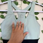 Nike Women’s Sports Bra Size Medium Blue And Black Photo 1