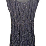 Bebop Black Lace‎ Grunge Whimsigoth Gothic Dress Knee Length Round Neck Short Sleeve M Photo 0