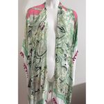 Shiraleah  Women’s Floral Viscose Beach Cover-Up with Pom-Pom Trim Photo 4