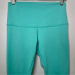 Lululemon Wunder Under High Rise Crops Bali Breeze Roll Down Crop Leggings 8 Photo 5