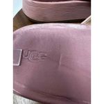 UGG  Pink Patent Leather Criss Cross Platform Slide Sandals Size 10 Casual Photo 6
