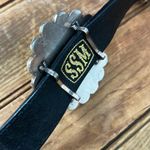 Concho Belt by SSM leather faux turquoise gorgeous size large like new Blue Photo 1