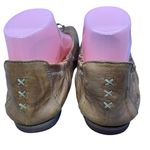 Bed|Stu Bosworth Ballet Flats‎ Size 8.5 Natural Leather Tan Photo 2