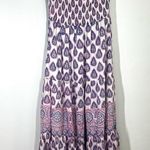 Alicia Bell Sz L Allie Ruffled Paisley Printed Maxi Halter Dress Pink Size L Photo 3