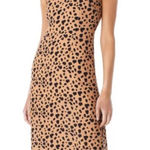 Blue Life  Daria Midi dress in leopard print size medium maxi dress Photo 0