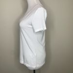 On 34th White V Neck T Shirt Sz Small Modal Spandex Photo 2