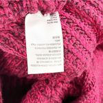 Free People High Hopes Burgundy Marled Drop Shoulder Open Cardigan, Size Medium Photo 3