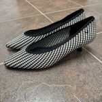 Vivaia Pointed Toe Kitten Heels Womens Shoes Houndstooth Black White EU 38.5 Size 7.5 Photo 12