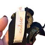 Colsie Black Metallic Bra‎ Size XL Photo 3