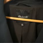 Madewell Caldwell Double-Breasted Blazer in True Black Photo 8