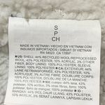 Old Navy  Women's Blue and Red Windowpane Plaid Fleece-Lined Zip-Up Bomber Jacket Photo 4