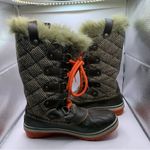 Sorel  Tofino Tall Herringbone Fur Winter Boots Women's Sz 8 NL2190-231 EUC Photo 6