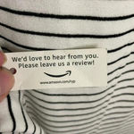 Daily Ritual Black and White Stripe Maxi Dress NEW with tags Size XL Photo 3