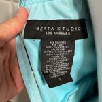 Beata Studio Los Angeles Womens XS size 1 Blue Sparkly Dressy Dress Photo 6