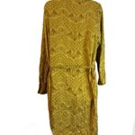 Oscar de la Renta Oscar Lawatata Raffles Jakaria Vintage Gold Robe with Belt OSFM Photo 2