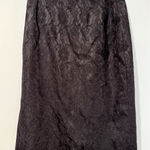 Bernard Zins Paris Skirt Womens 6 Black Lace Pencil Work Grunge Goth Whimsigoth Photo 0