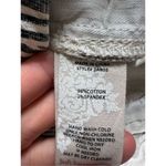 Soft Surroundings Women's Black Ivory Geometric Woven Ankle Pants Sz 10 Photo 6