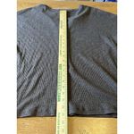 White Crow Shirt Women Size Small Ribbed Knit Short Sleeve V Neck Preppy Modern Photo 5