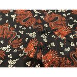 ZARA Dragon Pattern Satin Mini Skirt with Slit Large L Photo 1