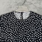 & Other Stories & Other Stories Paris Atelier Dress Black White Polka Dot Wrap Tie Waist Size‎ 4 Photo 3