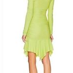 L'Academie  Cachet Mini Dress in Chartreuse LArge Photo 1