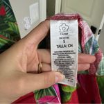 Farm Rio Red Dream Garden Lenzing Ecovero Euroflax Maxi Dress Red Sizd Small Photo 8