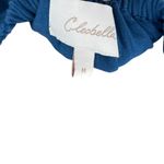 Cleobella  Neha Mini Dress Blue‎ Long Sleeve Tasseled Cotton Size Medium Photo 13