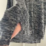 Cable & Gauge  3/4 Sleeve Hi Low Scoop Neck Sweater Gray Women's Size Large Photo 2