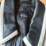 Ksubi  Emblem Leather Jacket Photo 3