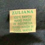 Zuliana Size Small Dark Blue 100% Rayon Skirt Made in USA. New With Tags Photo 2