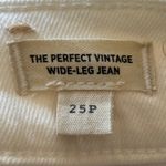 Madewell NWT  25 Petite Perfect Vintage Wide Leg Patch Pocket Jeans White NR119 Photo 7