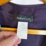 Robyn Lyn VTG Christmas VEST Mixed Print Happy Holidays Novelty Size L/XL Cotton Blue Size L Photo 8