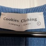 Soft Ribbed Women’s Tank, Masc Style, Cookies Clothing Company Size Large Blue Photo 8