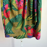 Karen Kane sz 12 tropical floral sz 12 VTG hawaiian vacation wrap skirt Photo 3