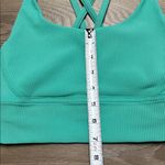 Lululemon  Energy Ribbed Longline Bra Medium Support B/D Cup Green Size 6 Photo 8