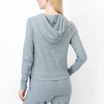 Rhoback Women’s Tempo Performance Hoodie in Heather Gray Size Small Photo 1