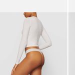 SKIMS New Vintage Crop Long Sleeve T-Shirt Marble - Small NWT Photo 1