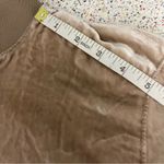 Madewell  Velvet Bomber Jacket Silk Velour Lightweight Champagne Women’s Medium Photo 4