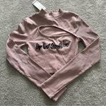 Urban Outfitters  Out From Under Purple Embroidered Butterfly Crop Top Size S NEW Photo 0