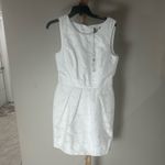 Maria Bianca Nero  White Textured Sleeveless Dress Size Medium NWT. $229 Photo 2