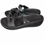 Skechers NEW Foamies Black Arch Fit Ascend Sweet Pea Slide Sandals Shoes size 10 Photo 1