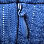 Laura Scott  Blue Lined Skirt w/white pin stripes Size 10 Petite Photo 4