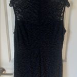 Candalite Chic Black Lace Midi Dress Photo 8