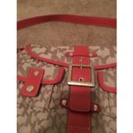 New York & Co. Women's Printed Handbag Shoulder HOBO Bag Orange Photo 3