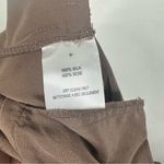 Brochu Walker Size P (XS/S) 100% Silk Brown Cuffed Mini Shorts Photo 5