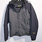 Mountain Hardwear Mountain Hardware Conduit Primaloft Gray Black Jacket Coat Womens 8 Waterproof‎ Photo 0